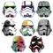 RoomMates Star Wars Artistic Stormtrooper Heads Peel & Stick Wall Decals